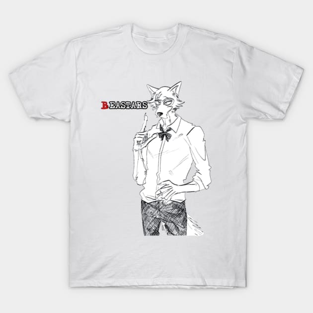 Beastars Logo Legosi T-Shirt by RONSHOP